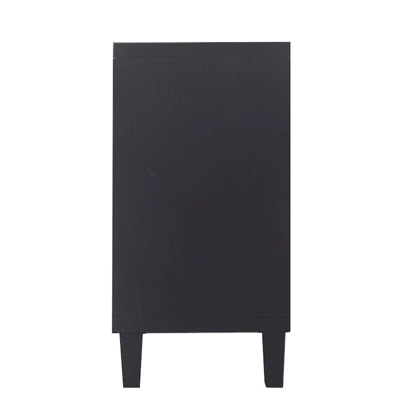 4-Door Wooden Accent Cabinet - Sideboard Buffet Server 9