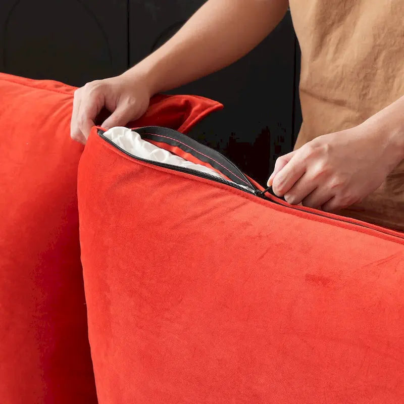 Modern Sectional Sofa with Chaise and Cushioned Seating 13