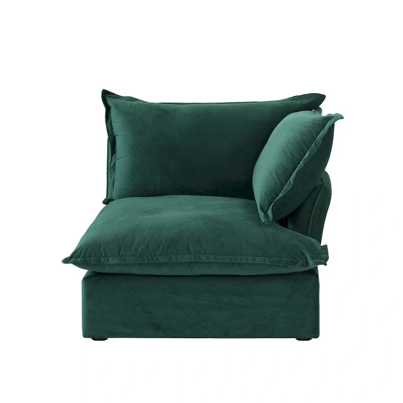 Modern L-Shaped Sectional Sofa with Chaise Ottoman - Deep and Comfortable Modular Design 29