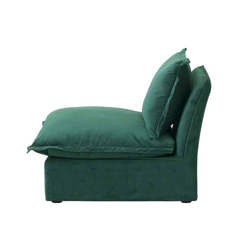 Modern L-Shaped Sectional Sofa with Chaise Ottoman - Deep and Comfortable Modular Design 30