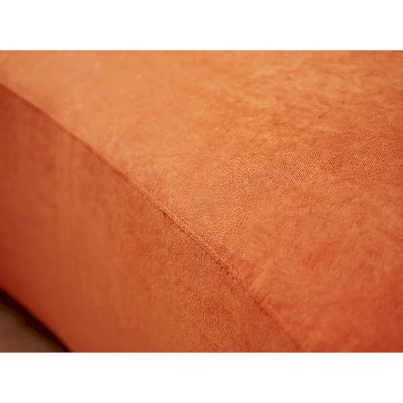 90.2-Inch Curved Velvet Half Moon Sofa for Living Room 22
