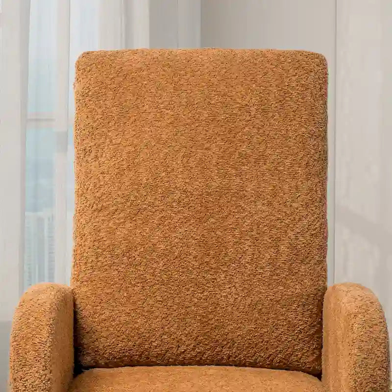 Ergonomic High Back Rocking Chair with Adjustable Footrest 25