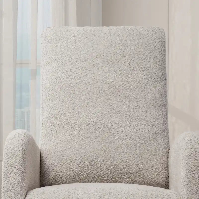 Ergonomic High Back Rocking Chair with Adjustable Footrest 30