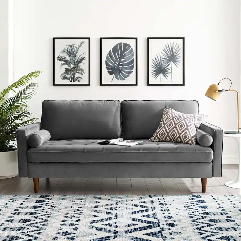 Talby Velvet Sofa by Carson Carrington 1