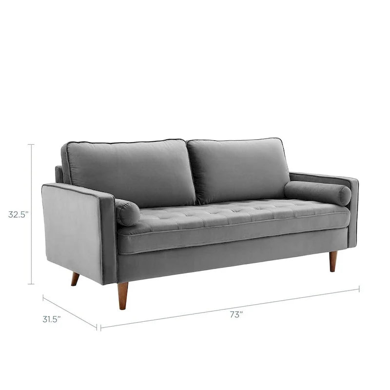 Talby Velvet Sofa by Carson Carrington 12