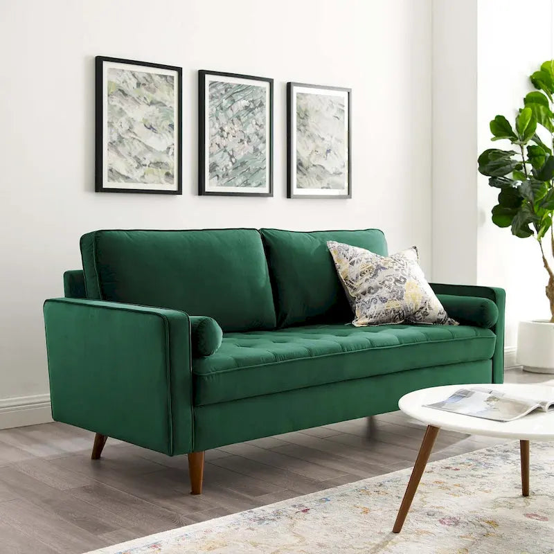 Talby Velvet Sofa by Carson Carrington 18