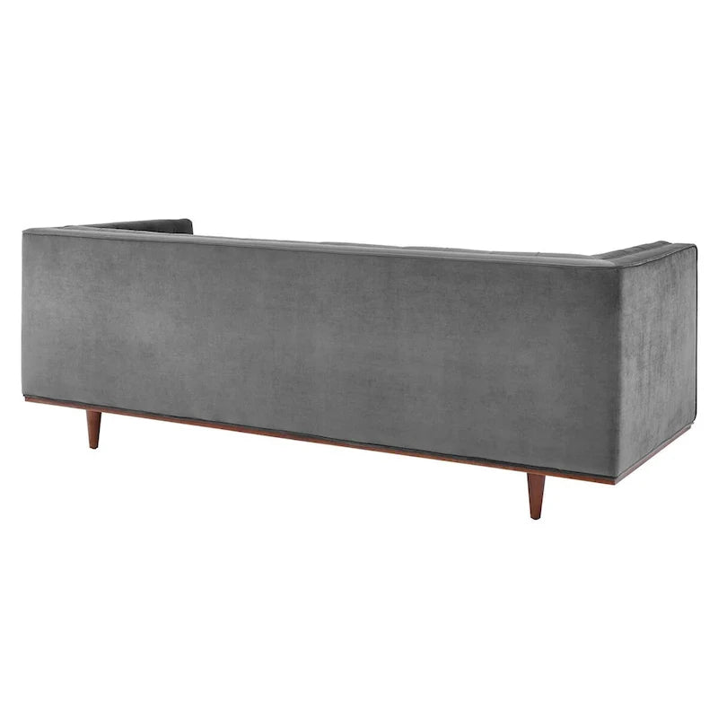 Performance Velvet Tufted Sofa by Elation 6