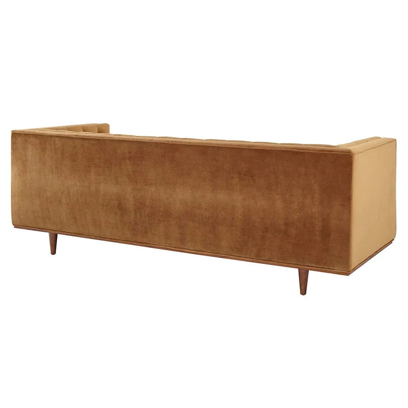 Performance Velvet Tufted Sofa by Elation 20