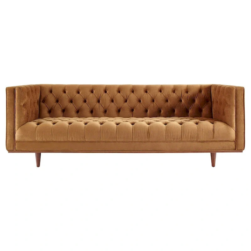 Performance Velvet Tufted Sofa by Elation 21