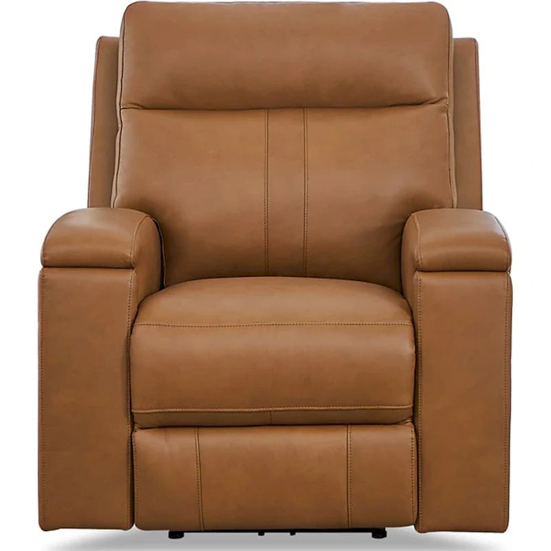 Hydeline Venice Zero Gravity Power Recliner with Adjustable Headrest and Cup Holder in Top Grain Leather 18