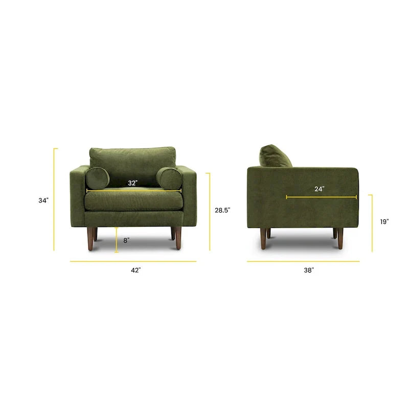 Poly & Bark Napa Upholstered Lounge Chair 10