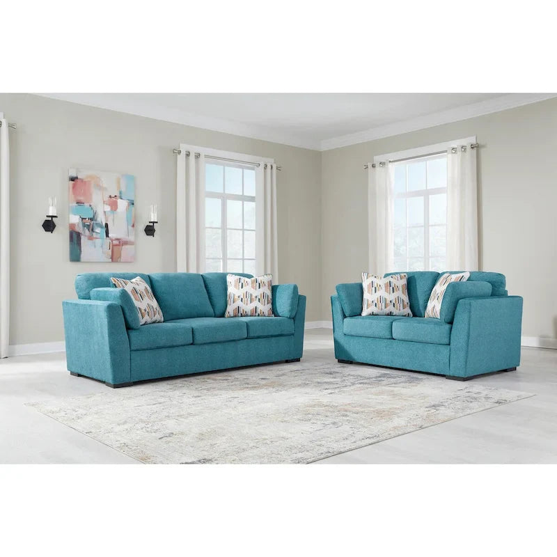 Roundhill Furniture Clareen 2-Piece Sofa and Loveseat Living Room Set 11