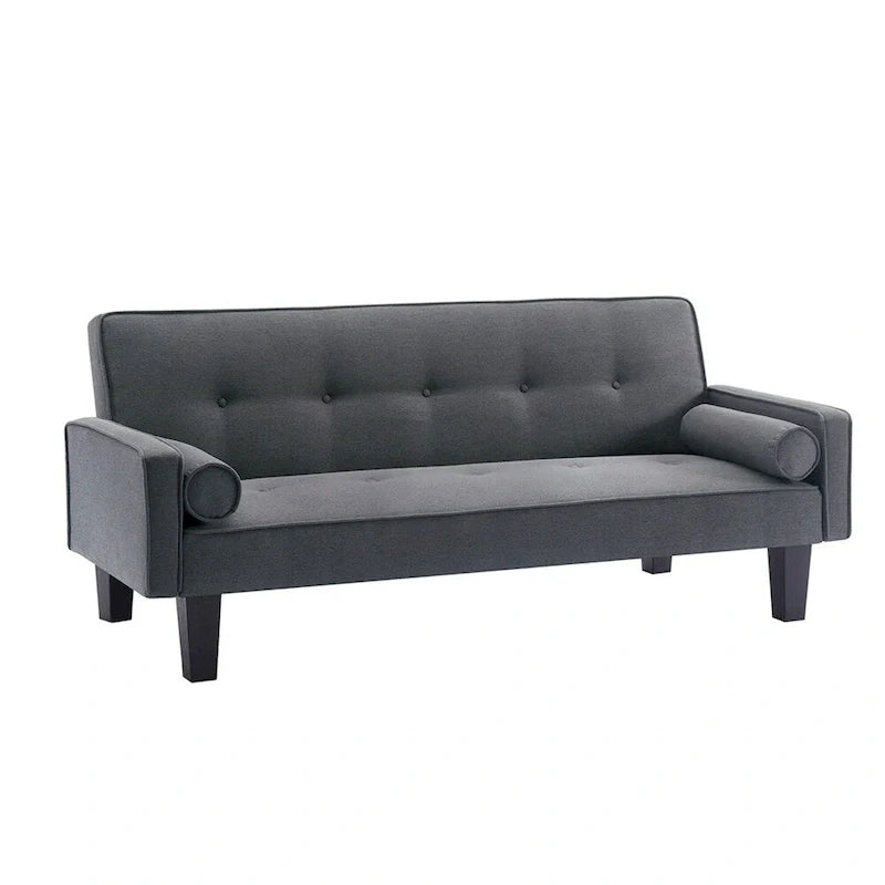 Convertible Sofa Bed for Living Room with Two Pillows Included 19