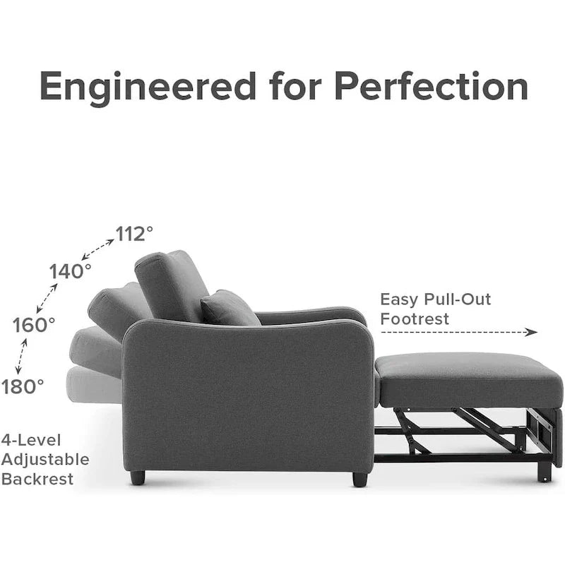 Mopio Sophie 4-in-1 Convertible Chair Bed 13