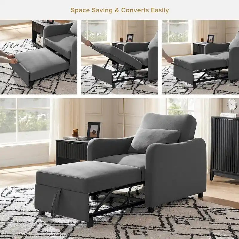Mopio Sophie 4-in-1 Convertible Chair Bed 14
