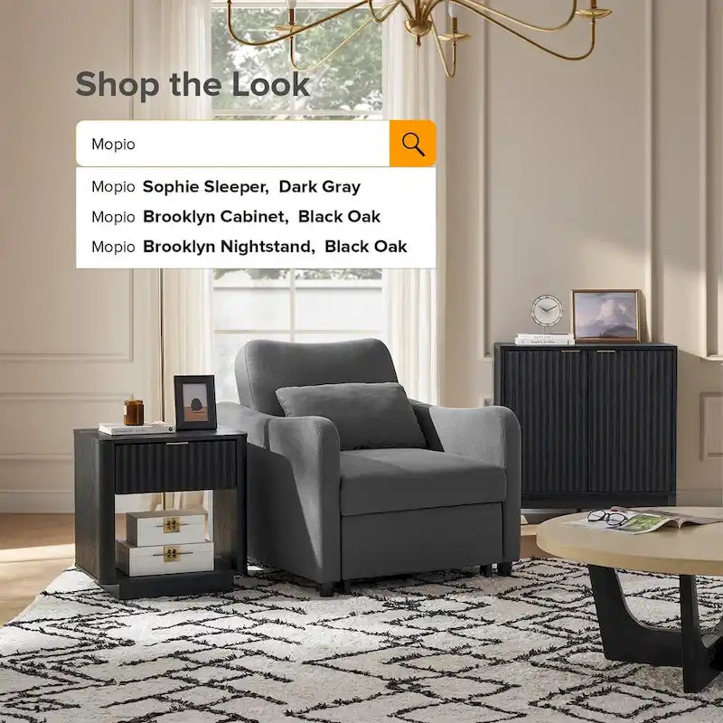 Mopio Sophie 4-in-1 Convertible Chair Bed 16