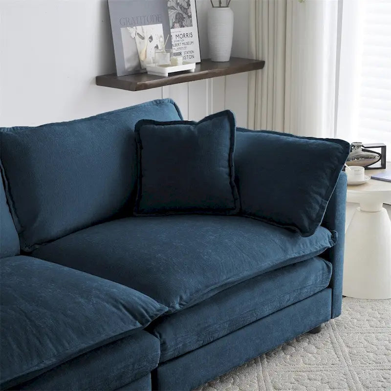 Modern 3-Piece Upholstered Sectional Sofa Set 8