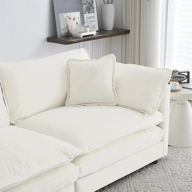 Modern 3-Piece Upholstered Sectional Sofa Set 12