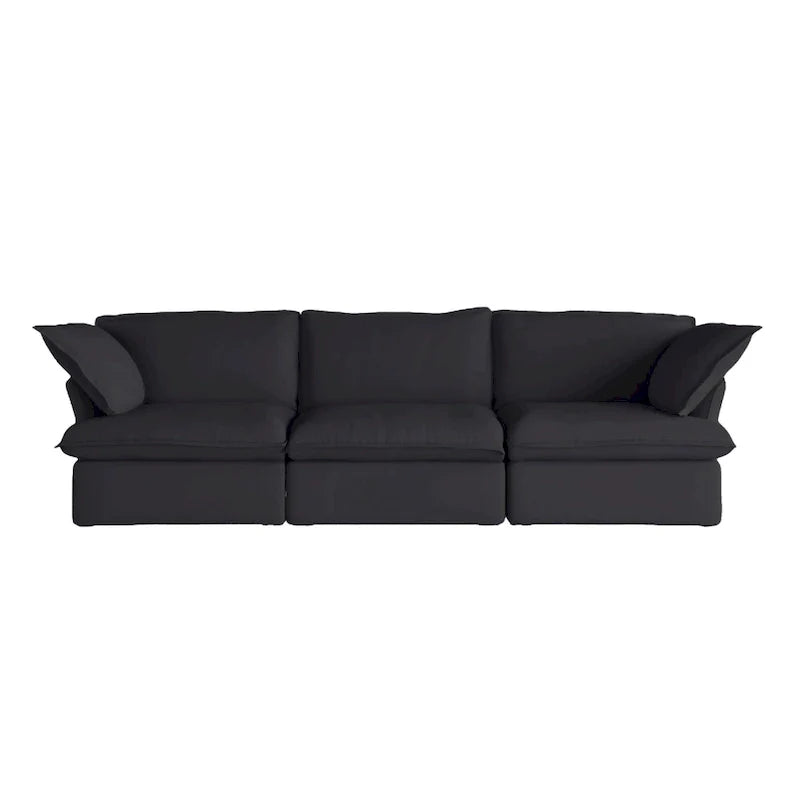 Contemporary 3-Seat Modular Sectional Sofa for Living Room - Comfortable Convertible Couch 14