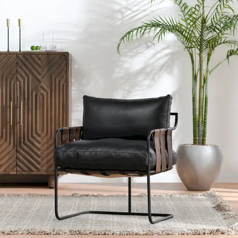 Morodo Leather Accent Chair by Classic Home 1