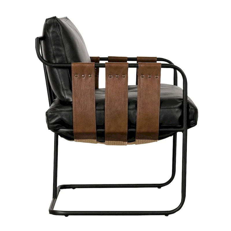 Morodo Leather Accent Chair by Classic Home 4