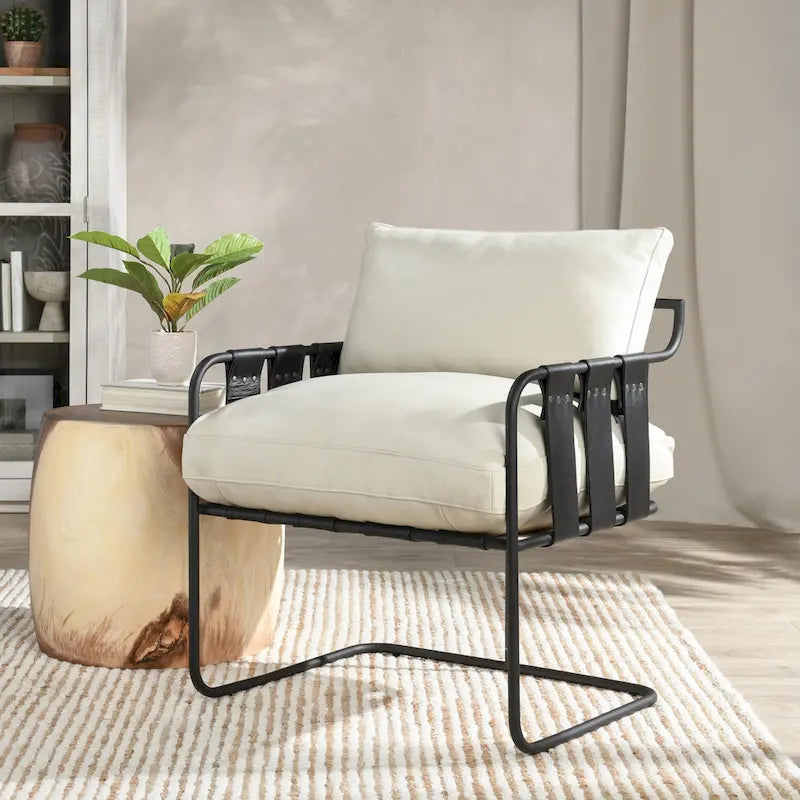 Morodo Leather Accent Chair by Classic Home 12