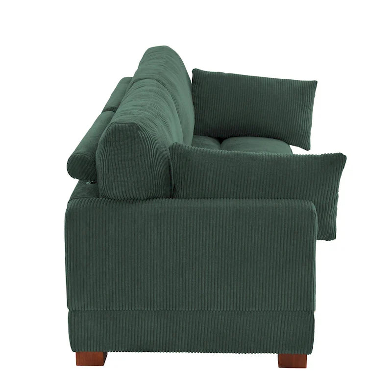 Corduroy Modular Sectional Sofa for Living Room 16