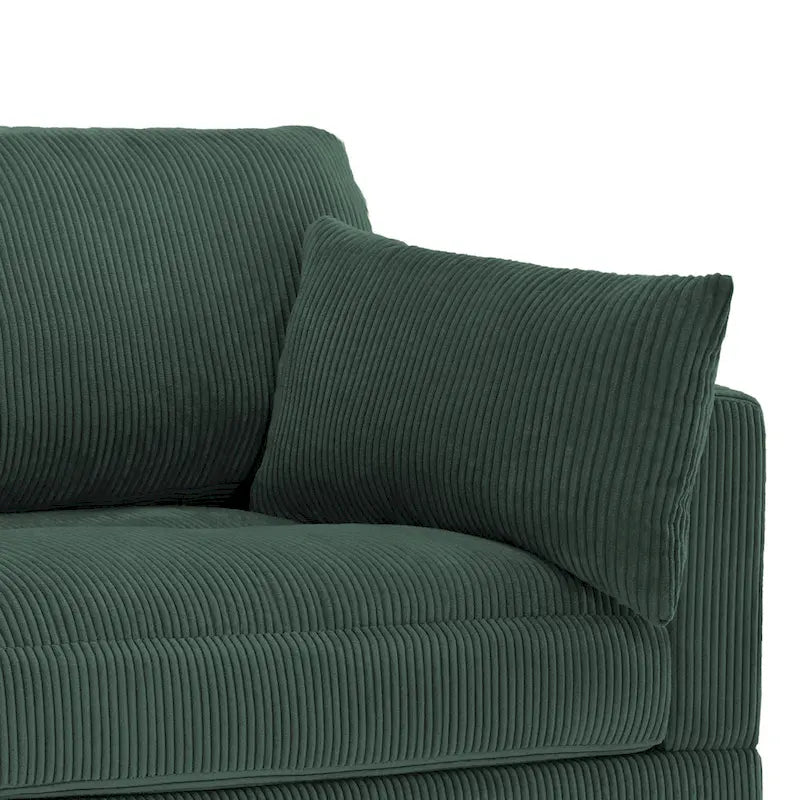 Corduroy Modular Sectional Sofa for Living Room 18