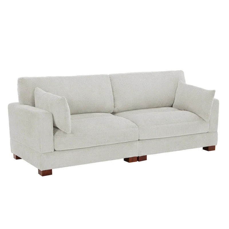 Corduroy Modular Sectional Sofa for Living Room 32