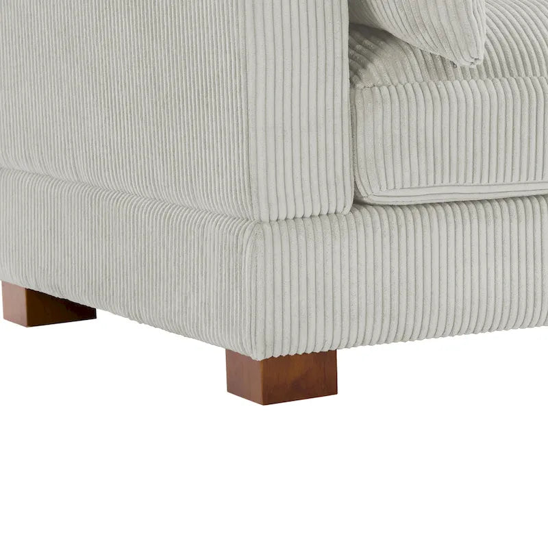 Corduroy Modular Sectional Sofa for Living Room 35