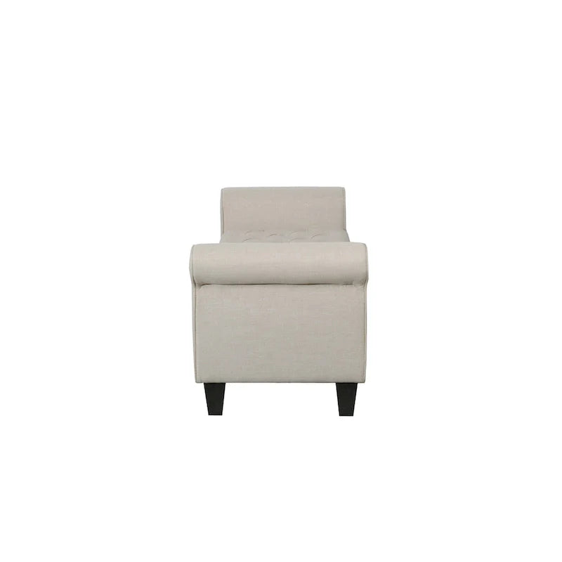 Porthos Home Theon Fabric Button-Tufted Flip-Top Storage Bench 13