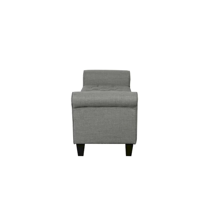 Porthos Home Theon Fabric Button-Tufted Flip-Top Storage Bench 19