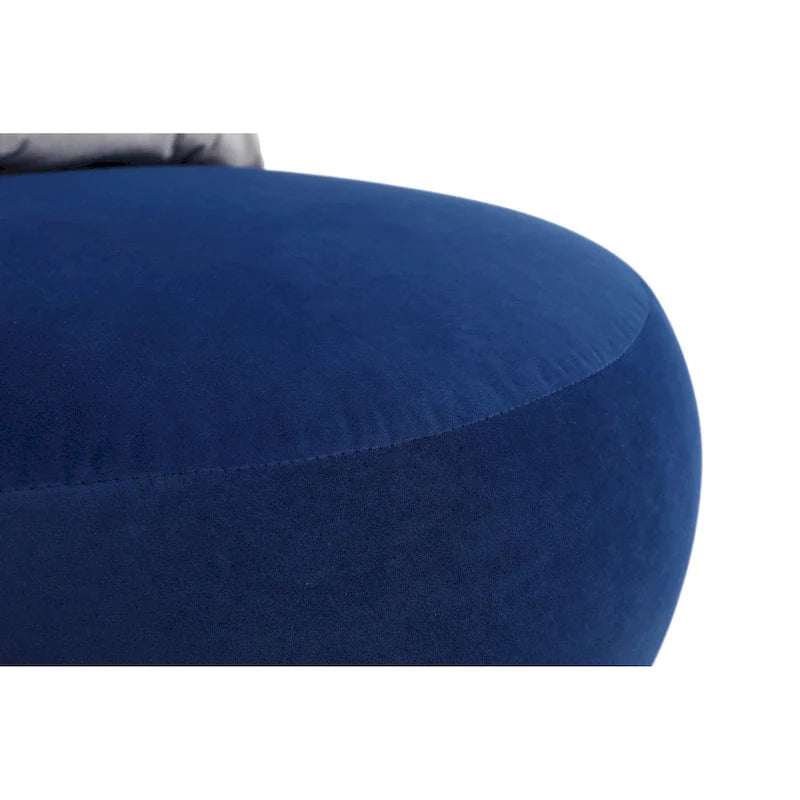 Round Barrel Chair with Fabric and Swivel Design 25