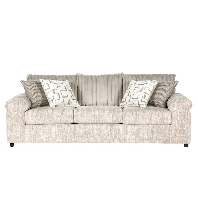 Roundhill Furniture Nason Wide Wale Corduroy Sofa, Loveseat, and Cuddle Chair Collection 6