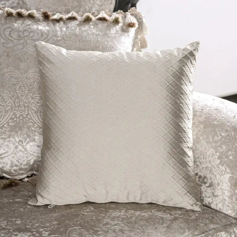 Clarissa Traditional Sofa Set by Furniture of America - Featuring Button Tufted Back and Accent Pillows 12