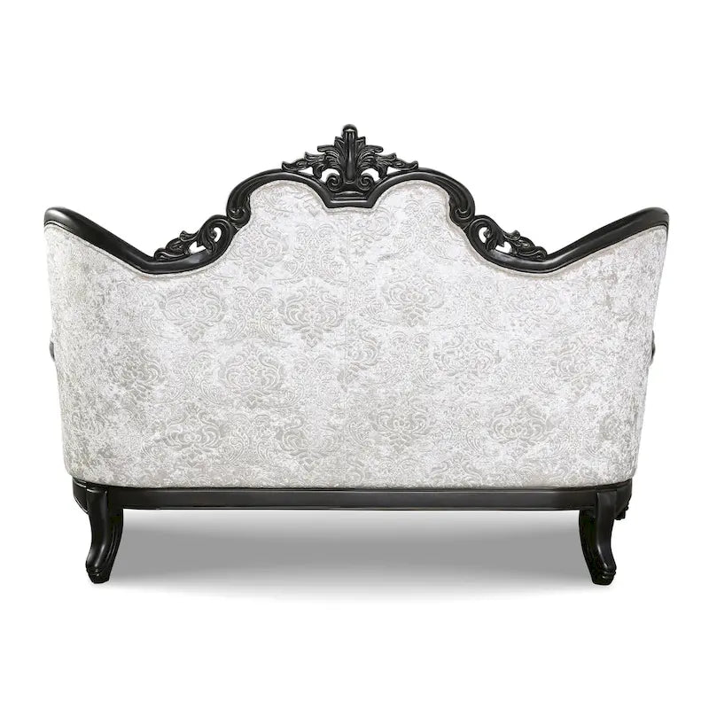 Clarissa Traditional Sofa Set by Furniture of America - Featuring Button Tufted Back and Accent Pillows 18