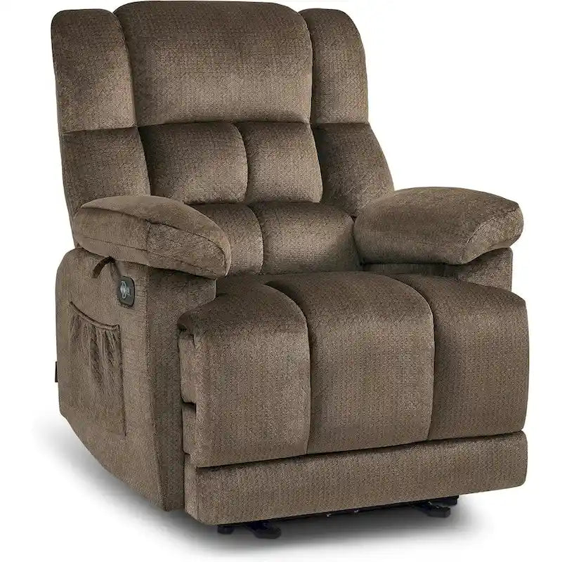 MCombo Heated Massage Electric Recliner Chair for Living Room - Fabric R6233 17
