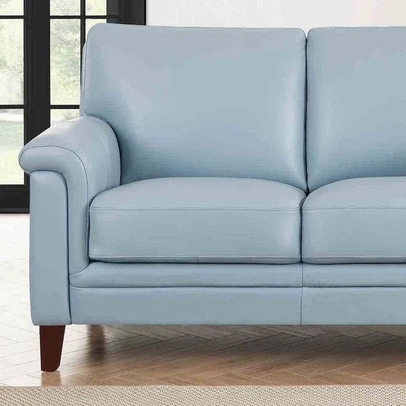 Hydeline Westcott Premium Top Grain Leather Sofa with Memory Foam and Spring Support 9