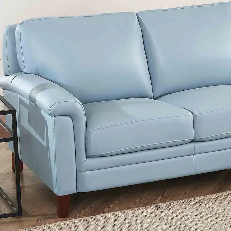 Hydeline Westcott Premium Top Grain Leather Sofa with Memory Foam and Spring Support 10
