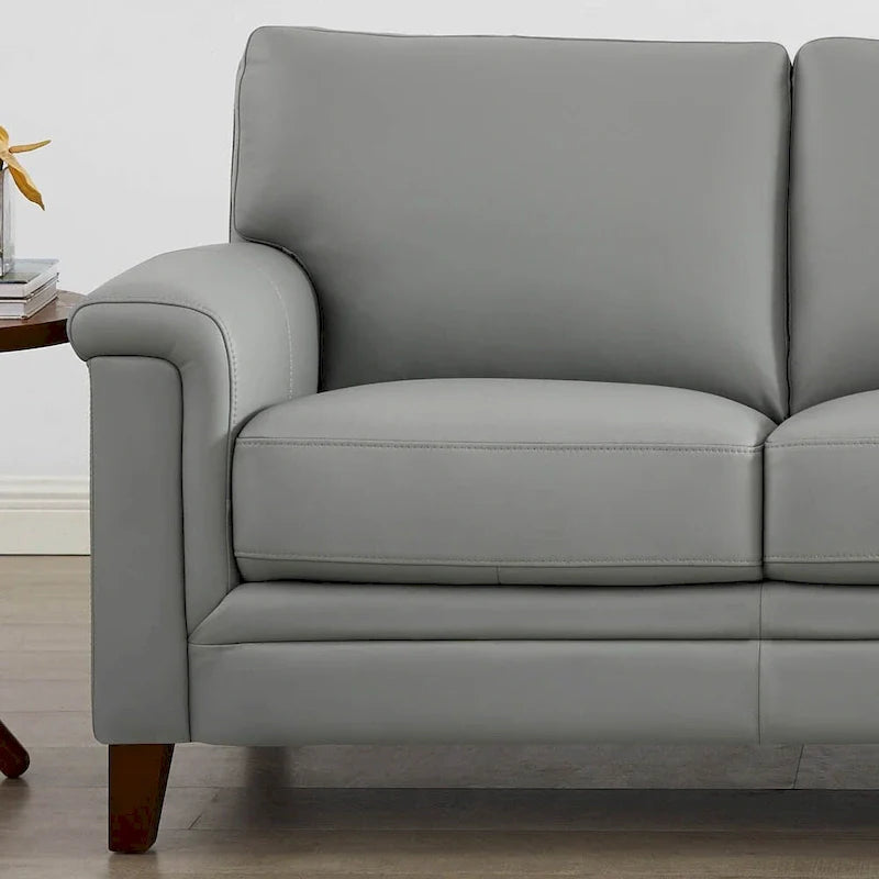 Hydeline Westcott Premium Top Grain Leather Sofa with Memory Foam and Spring Support 14