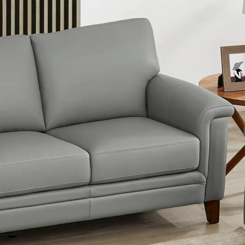 Hydeline Westcott Premium Top Grain Leather Sofa with Memory Foam and Spring Support 15
