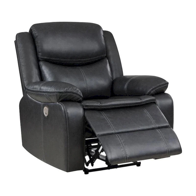 McLean Dark Grey Electric Recliner Chair 2