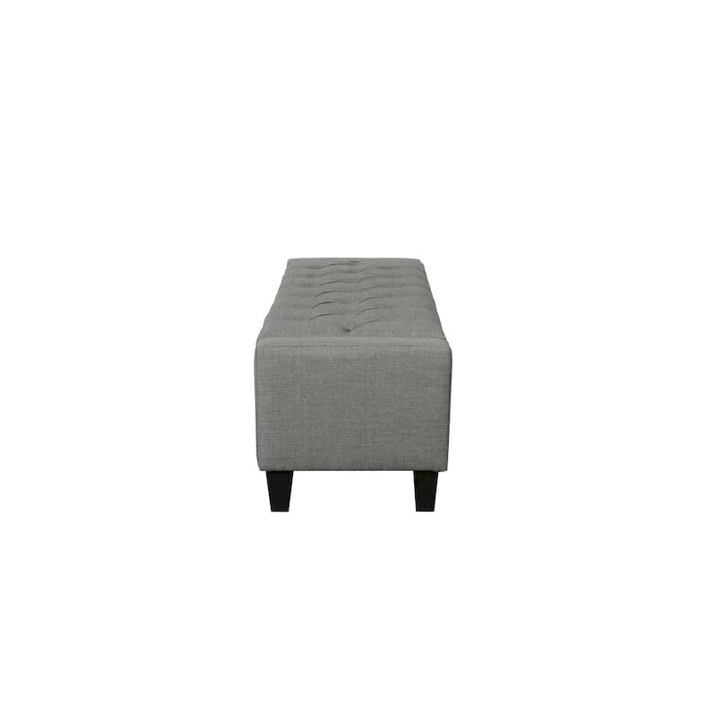 Porthos Home Wren Upholstered Button-Tufted Storage Bench 13