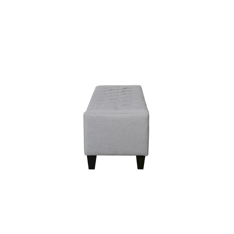 Porthos Home Wren Upholstered Button-Tufted Storage Bench 19