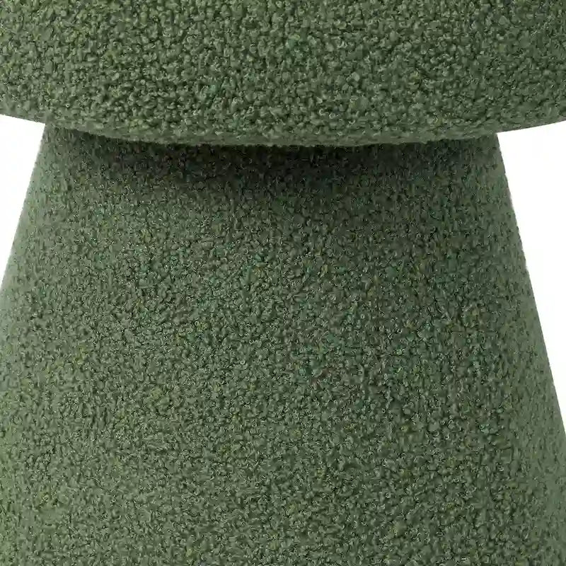 Adeco Large Soft Mushroom Ottoman - Versatile Foot Stool for Living Room and Bedroom 7