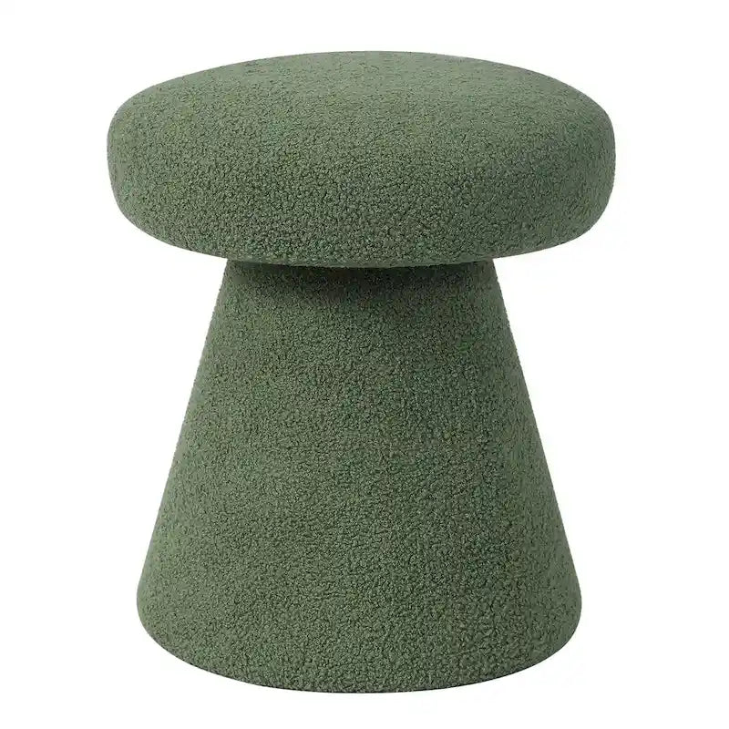 Adeco Large Soft Mushroom Ottoman - Versatile Foot Stool for Living Room and Bedroom 10