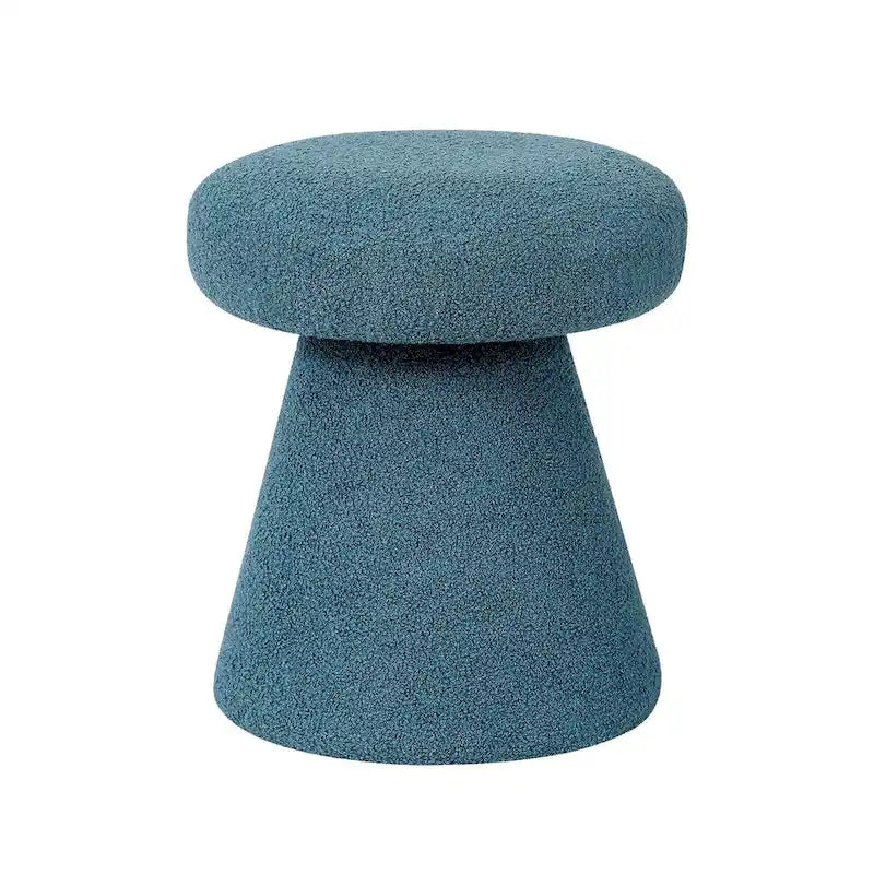 Adeco Large Soft Mushroom Ottoman - Versatile Foot Stool for Living Room and Bedroom 22
