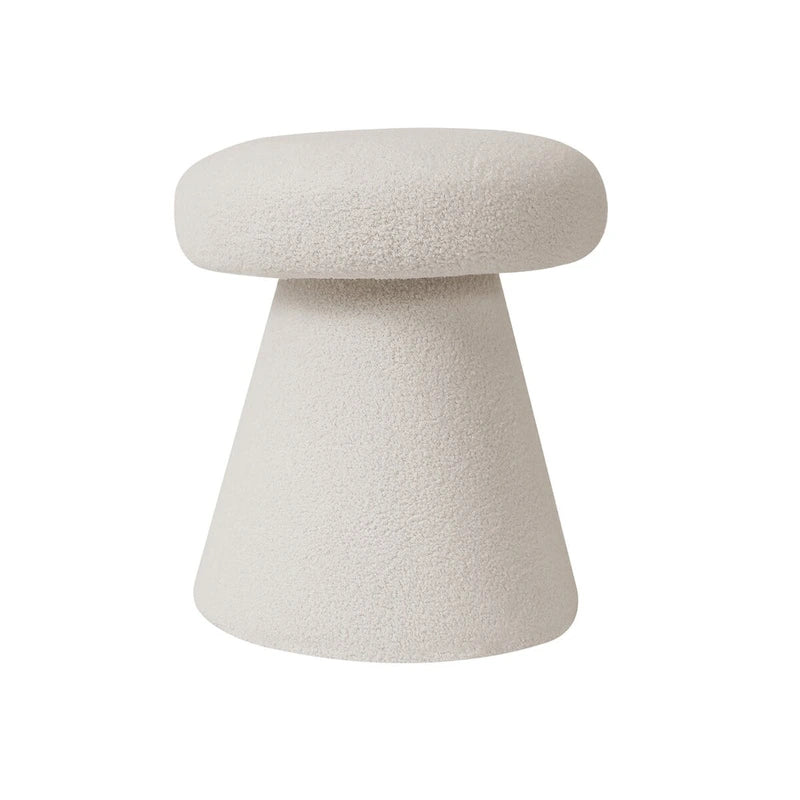 Adeco Large Soft Mushroom Ottoman - Versatile Foot Stool for Living Room and Bedroom 29