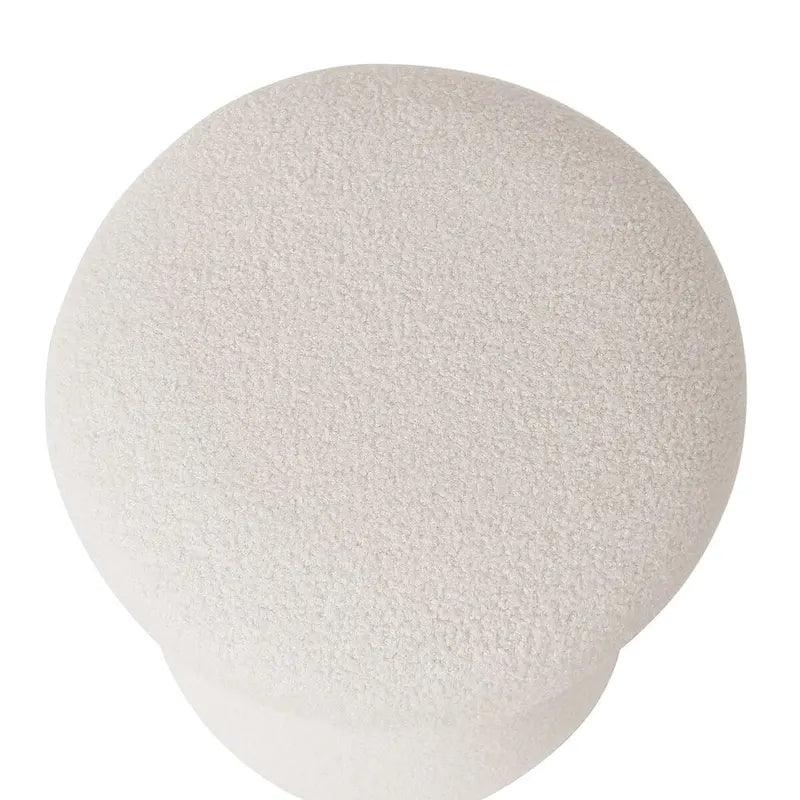 Adeco Large Soft Mushroom Ottoman - Versatile Foot Stool for Living Room and Bedroom 32