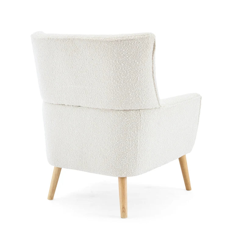 Christopher Knight Home Almond Boucle Tufted Back Accent Chair 5